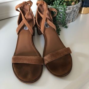 Steve Madden Suede Lace Up Sandals